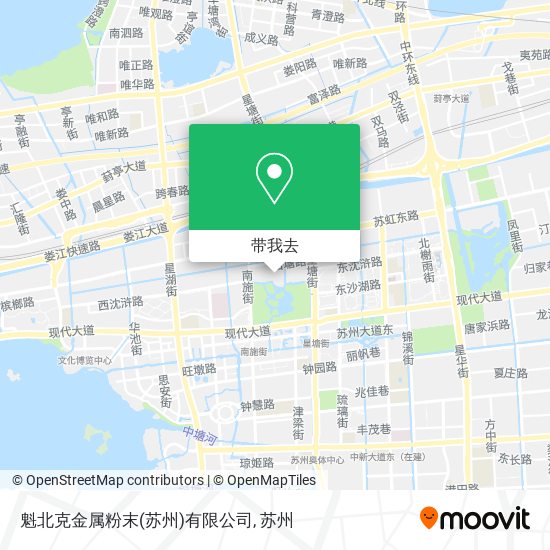 魁北克金属粉末(苏州)有限公司地图