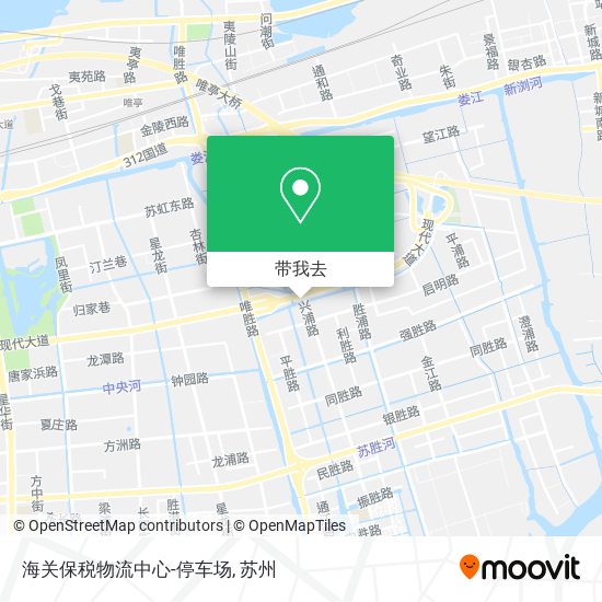 海关保税物流中心-停车场地图