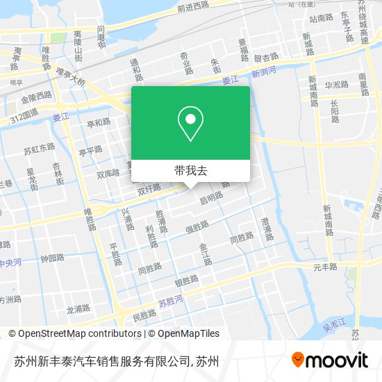 苏州新丰泰汽车销售服务有限公司地图