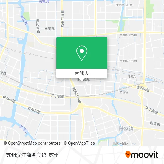 苏州滨江商务宾馆地图
