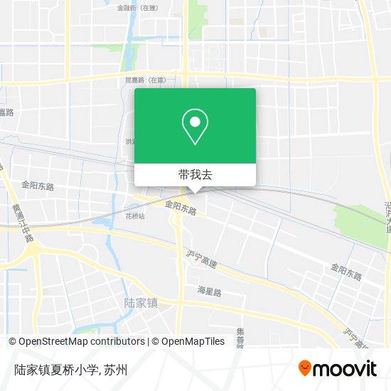 陆家镇夏桥小学地图