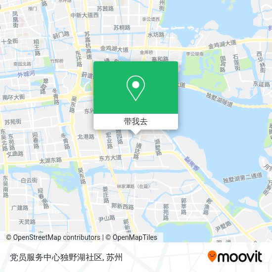 党员服务中心独野湖社区地图