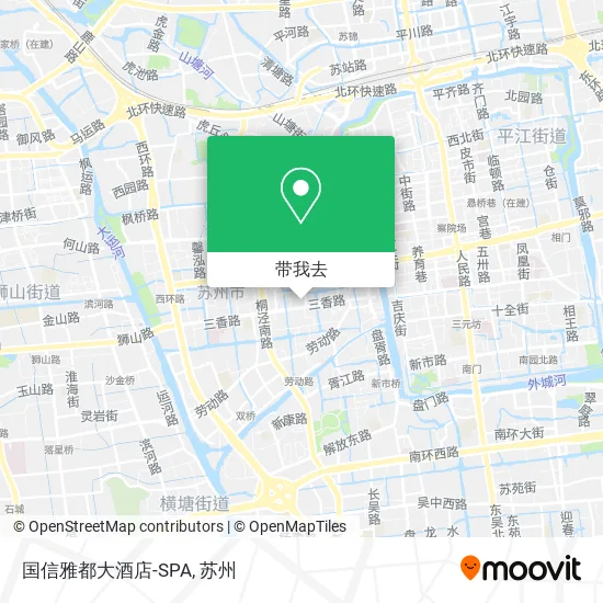 国信雅都大酒店-SPA地图