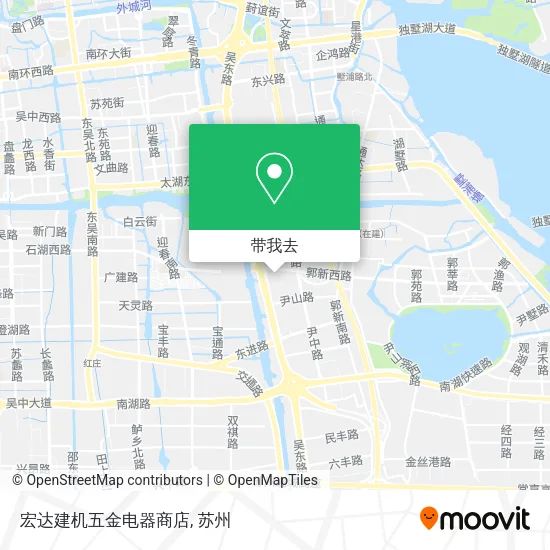 宏达建机五金电器商店地图