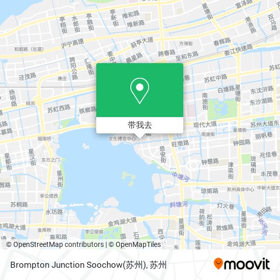 Brompton Junction Soochow(苏州)地图