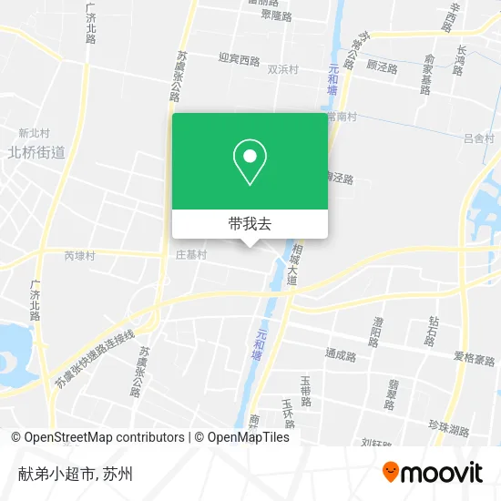 献弟小超市地图