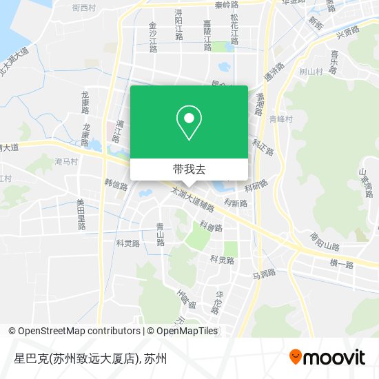星巴克(苏州致远大厦店)地图