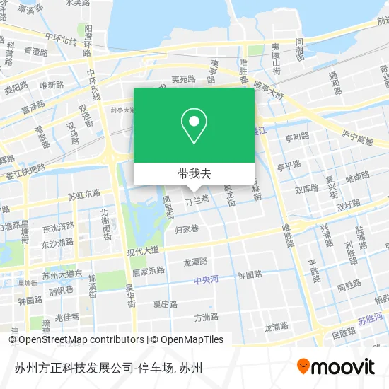 苏州方正科技发展公司-停车场地图