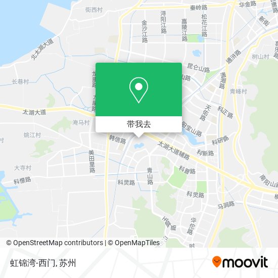 虹锦湾-西门地图