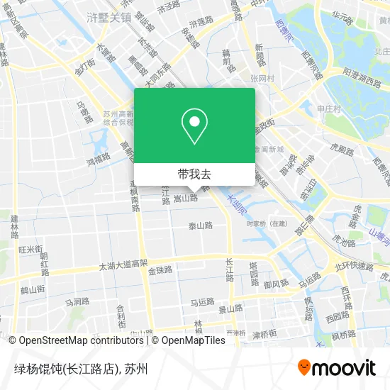 绿杨馄饨(长江路店)地图