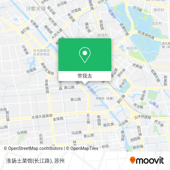 淮扬土菜馆(长江路)地图