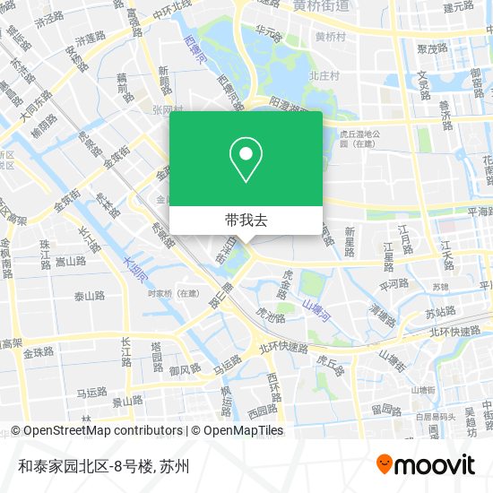 和泰家园北区-8号楼地图