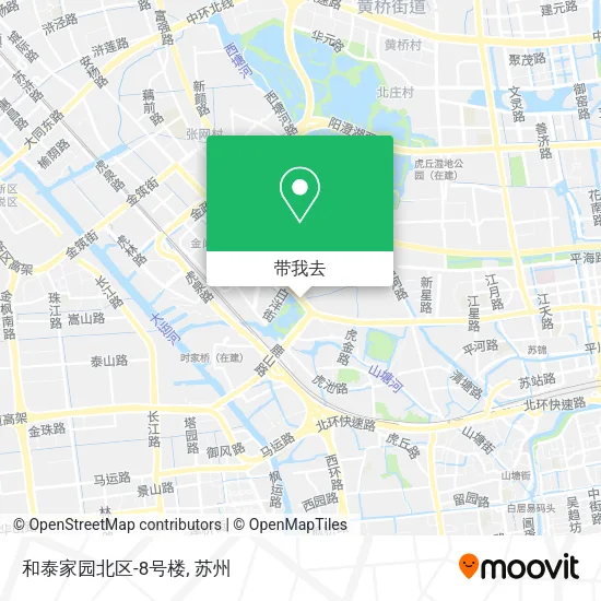 和泰家园北区-8号楼地图