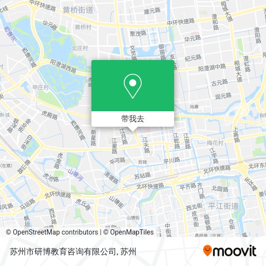 苏州市研博教育咨询有限公司地图
