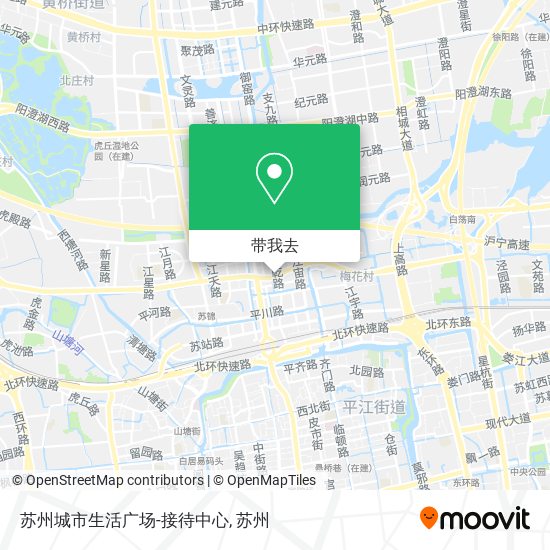 苏州城市生活广场-接待中心地图