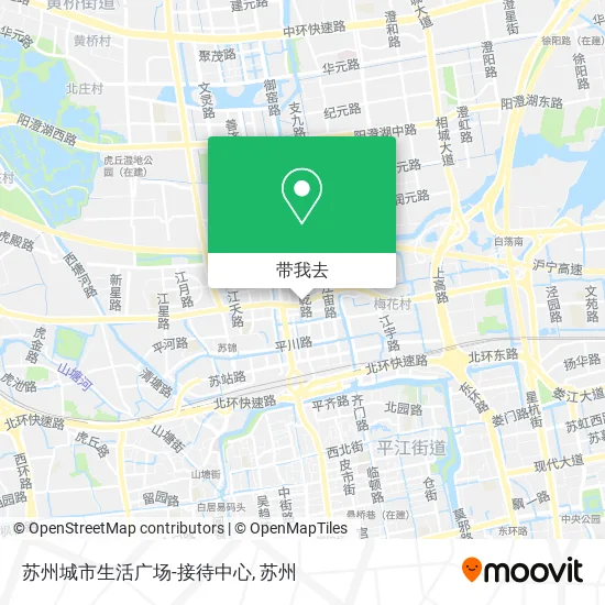 苏州城市生活广场-接待中心地图