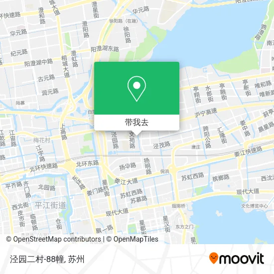泾园二村-88幢地图