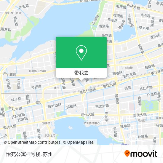 怡苑公寓-1号楼地图