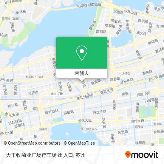大丰收商业广场停车场-出入口地图