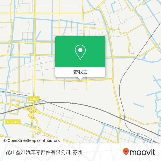 昆山益准汽车零部件有限公司地图