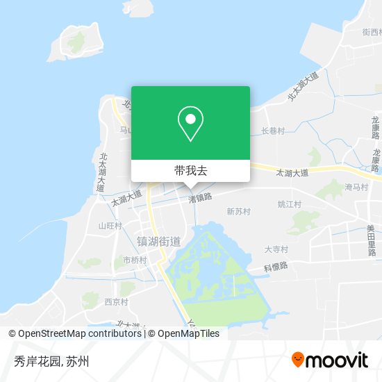 秀岸花园地图
