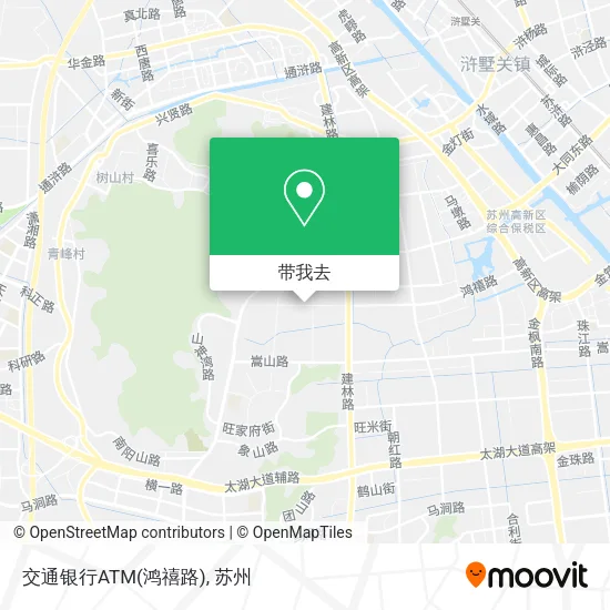 交通银行ATM(鸿禧路)地图