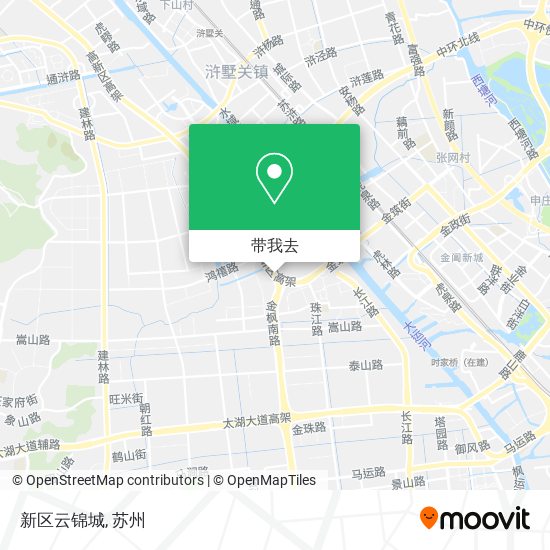 新区云锦城地图