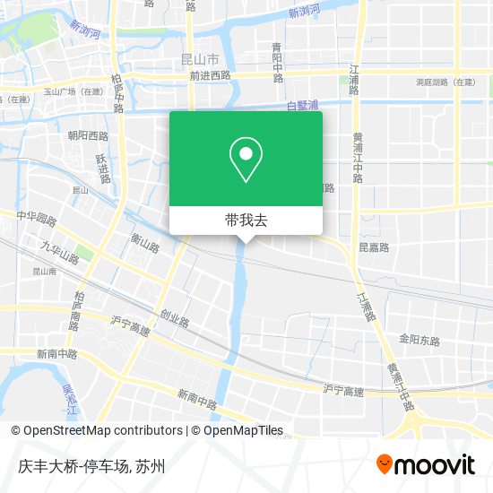 庆丰大桥-停车场地图