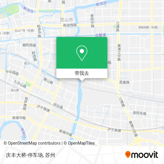 庆丰大桥-停车场地图