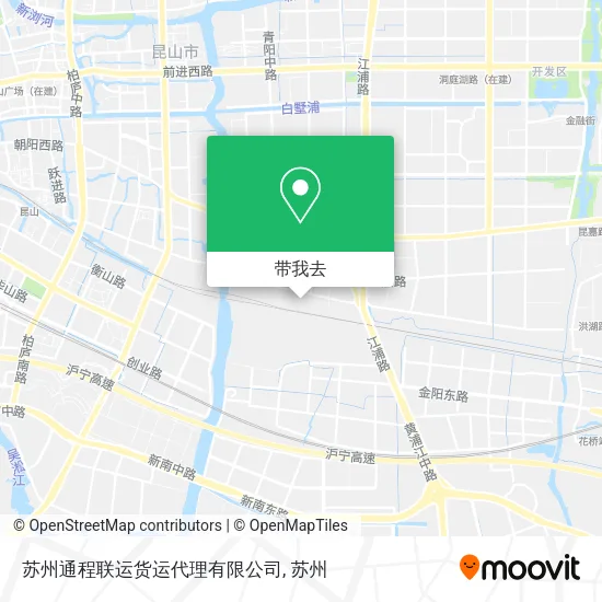 苏州通程联运货运代理有限公司地图