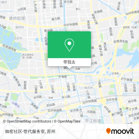 御窑社区-世代服务室地图