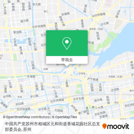中国共产党苏州市相城区元和街道香城花园社区总支部委员会地图