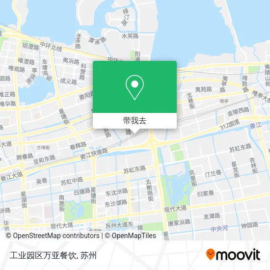 工业园区万亚餐饮地图