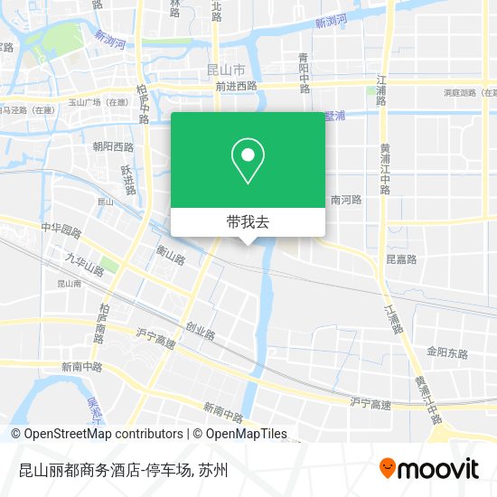昆山丽都商务酒店-停车场地图