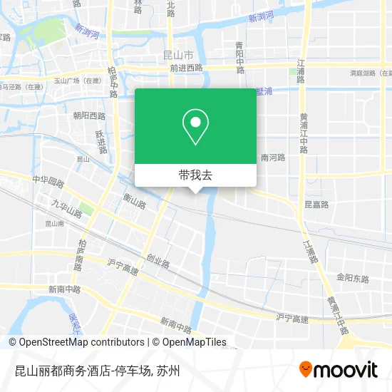 昆山丽都商务酒店-停车场地图