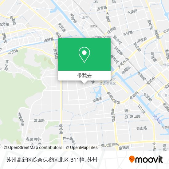 苏州高新区综合保税区北区-B11幢地图