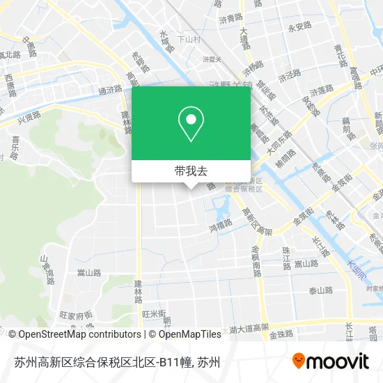 苏州高新区综合保税区北区-B11幢地图