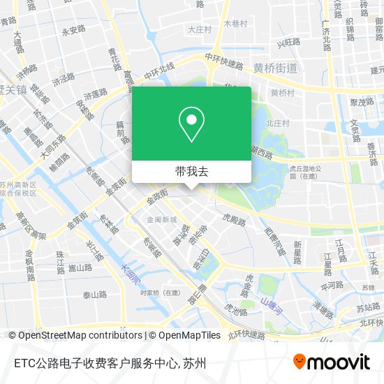 ETC公路电子收费客户服务中心地图