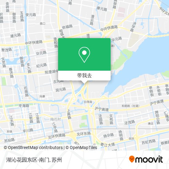 湖沁花园东区-南门地图