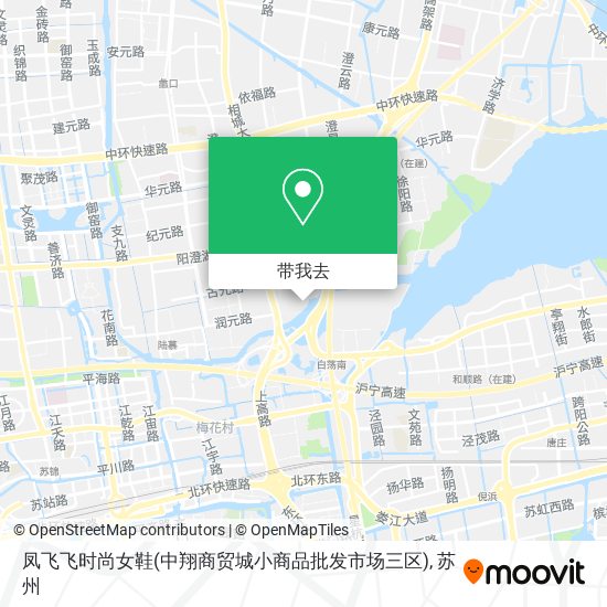 凤飞飞时尚女鞋(中翔商贸城小商品批发市场三区)地图