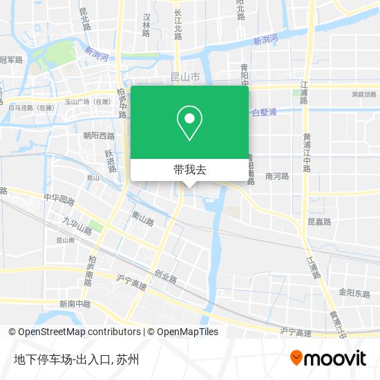 地下停车场-出入口地图
