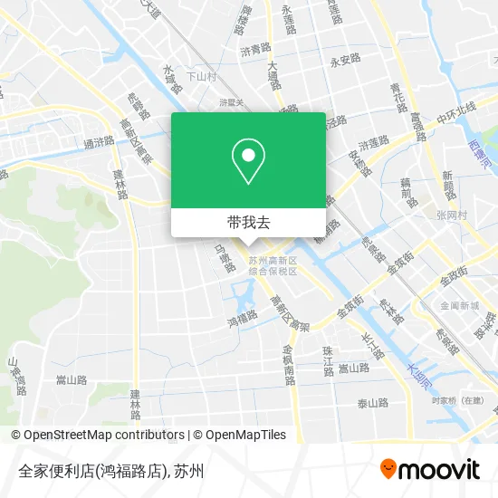 全家便利店(鸿福路店)地图