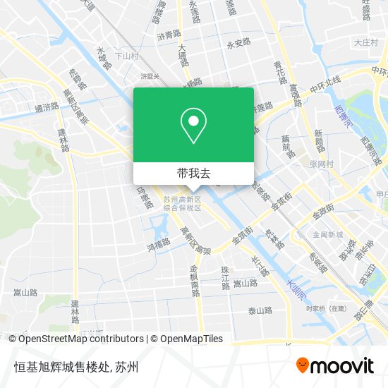 恒基旭辉城售楼处地图