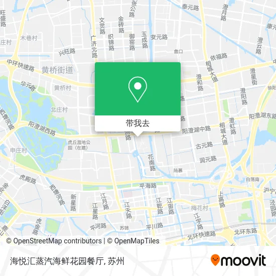 海悦汇蒸汽海鲜花园餐厅地图