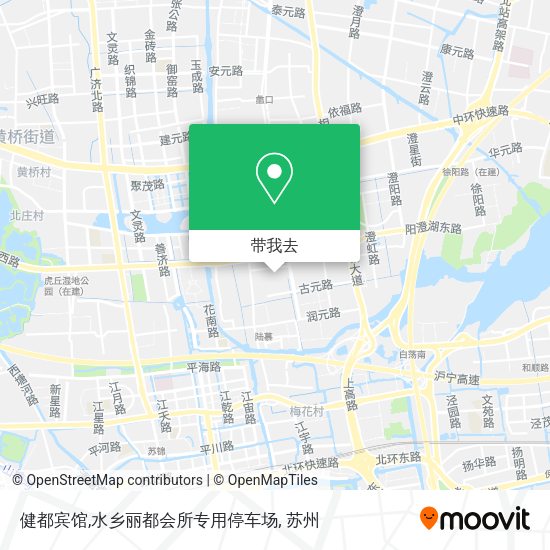 健都宾馆,水乡丽都会所专用停车场地图