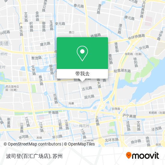 波司登(百汇广场店)地图