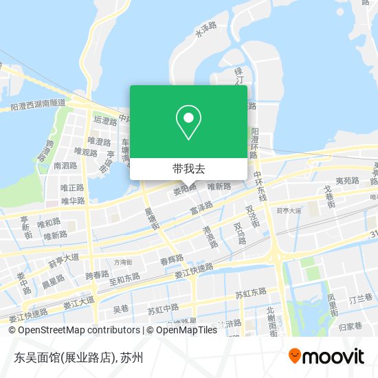 东吴面馆(展业路店)地图