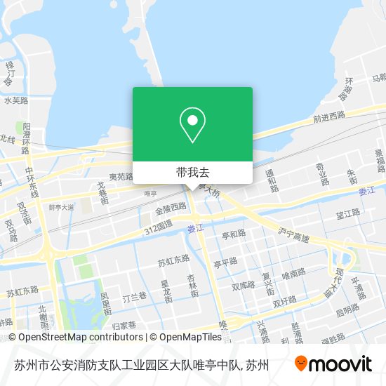 苏州市公安消防支队工业园区大队唯亭中队地图