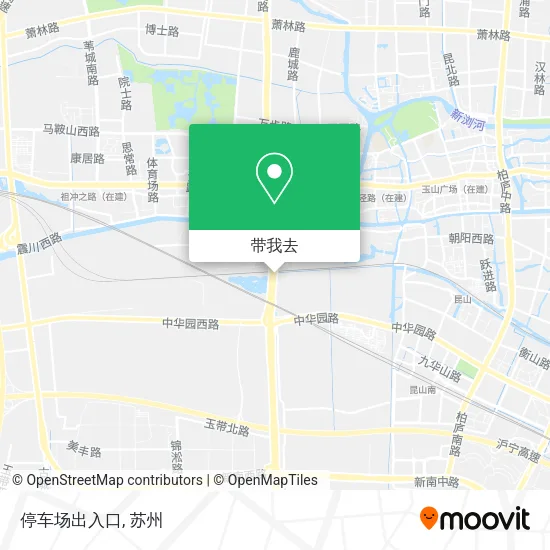 停车场出入口地图
