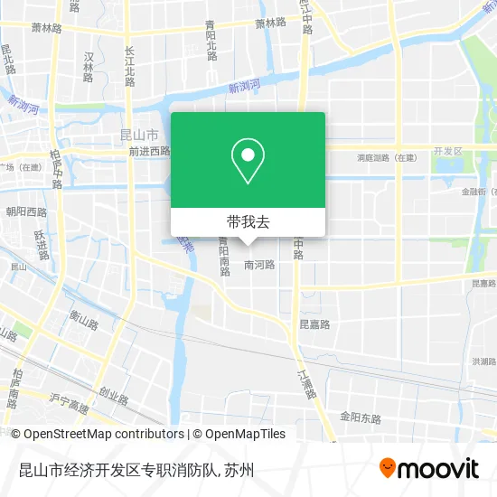 昆山市经济开发区专职消防队地图